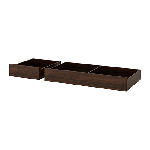SONGESAND - bed storage box, set of 2, brown | IKEA Taiwan Online - PE697746_S4