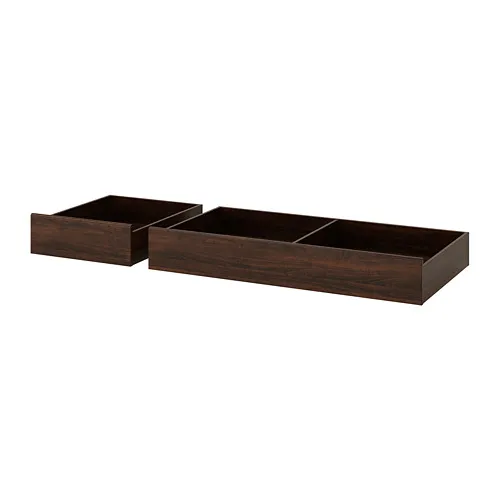 SONGESAND - bed storage box, set of 2, brown | IKEA Taiwan Online - PE697746_S4