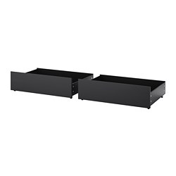Malm 高床框用床底收納盒 黑棕色 Ikea 線上購物 Ikea 線上購物 選購家具 燈飾 家飾品等
