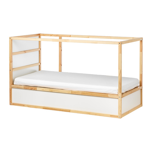 KURA - 翻轉式兒童床, 白色/松木 | IKEA 線上購物 - PE697768_S4
