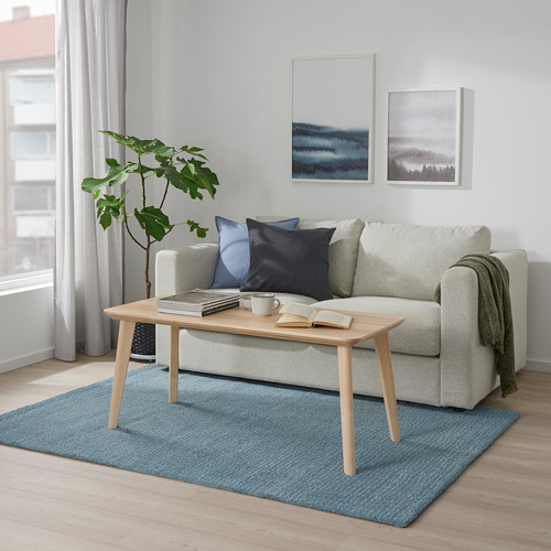 LANGSTED - rug, low pile, light blue,  133x195 | IKEA Taiwan Online - PE793170_S4