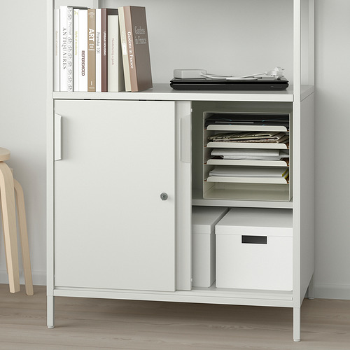 TROTTEN cabinet with sliding doors