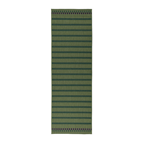 KORSNING - 平織地毯 室內/戶外用, 綠色 紫色/條紋, 80x250 公分 | IKEA 線上購物 - PE879315_S4