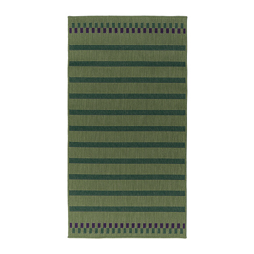 KORSNING - 平織地毯 室內/戶外用, 綠色 紫色/條紋, 80x150 公分 | IKEA 線上購物 - PE879316_S4