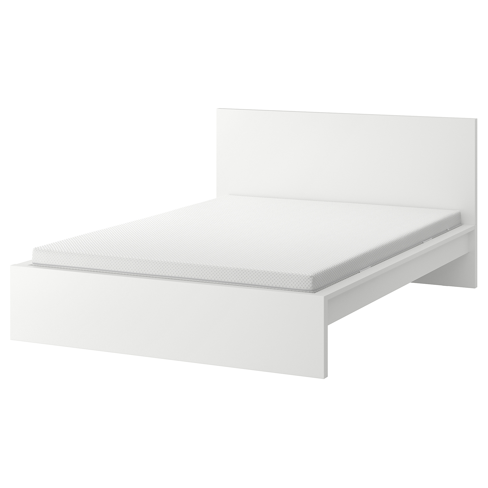 MALM bed frame with mattress
