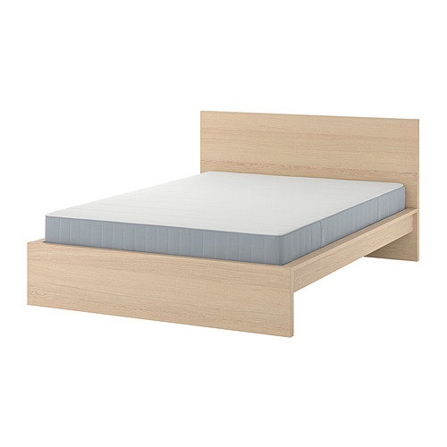 MALM bed frame with mattress
