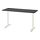 BEKANT - 書桌/工作桌, 黑色/實木貼皮 梣木/白色 | IKEA 線上購物 - PE740520_S1