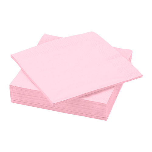 FANTASTISK - 餐巾紙, 淺粉紅色 | IKEA 線上購物 - PE740509_S4