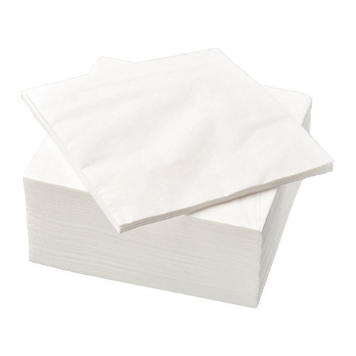 FANTASTISK - paper napkin, white, 40x40 cm | IKEA Taiwan Online - PE740508_S4