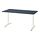 BEKANT - 書桌/工作桌, 油氈 藍色/白色 | IKEA 線上購物 - PE740532_S1