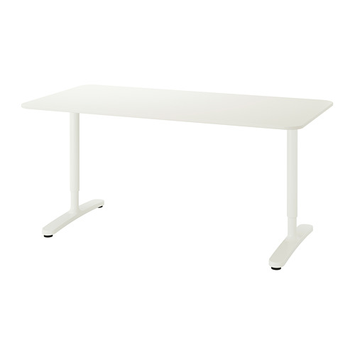 BEKANT - 書桌/工作桌, 白色 | IKEA 線上購物 - PE740535_S4