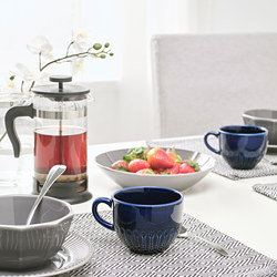 STRIMMIG - mug, stoneware grey | IKEA Taiwan Online - PE740604_S3