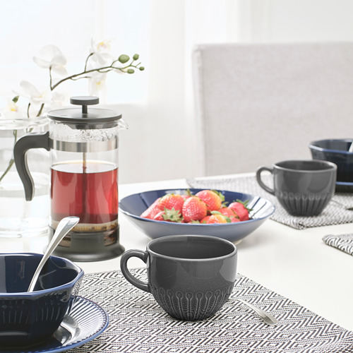 STRIMMIG - mug, stoneware grey | IKEA Taiwan Online - PE740606_S4