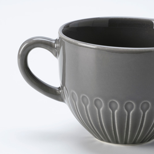 STRIMMIG - mug, stoneware grey | IKEA Taiwan Online - PE740605_S4