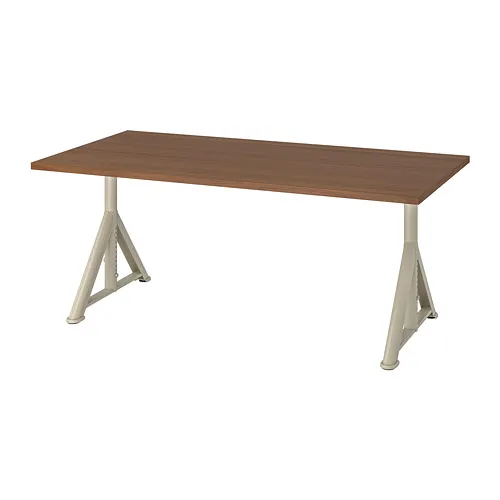 IDÅSEN - 書桌/工作桌, 棕色/米色, 160x80 公分 | IKEA 線上購物 - PE740625_S4
