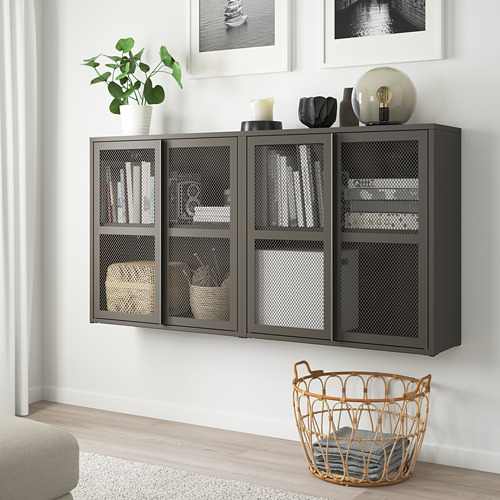 IVAR - 附門收納櫃, 灰色 網狀 | IKEA 線上購物 - PE793292_S4