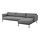 ÄPPLARYD - 四人座沙發附躺椅, Lejde 灰色/黑色 | IKEA 線上購物 - PE838458_S1