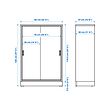 TONSTAD cabinet with sliding doors
