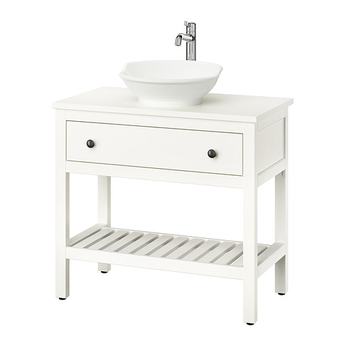 HEMNES/VÄSTERSJÖN 開放式洗臉盆櫃/抽屜/洗臉盆/水龍頭