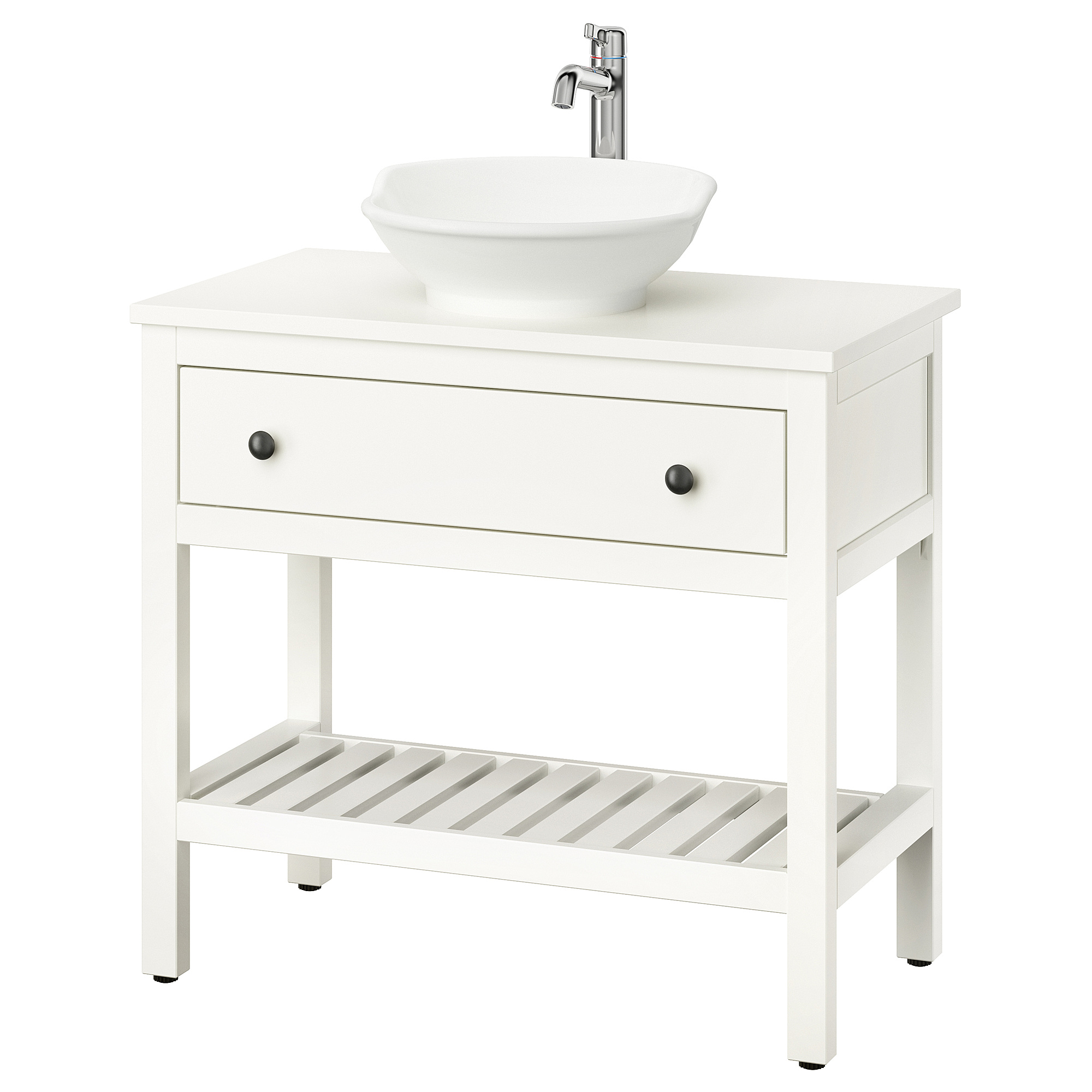 HEMNES/VÄSTERSJÖN 開放式洗臉盆櫃/抽屜/洗臉盆/水龍頭