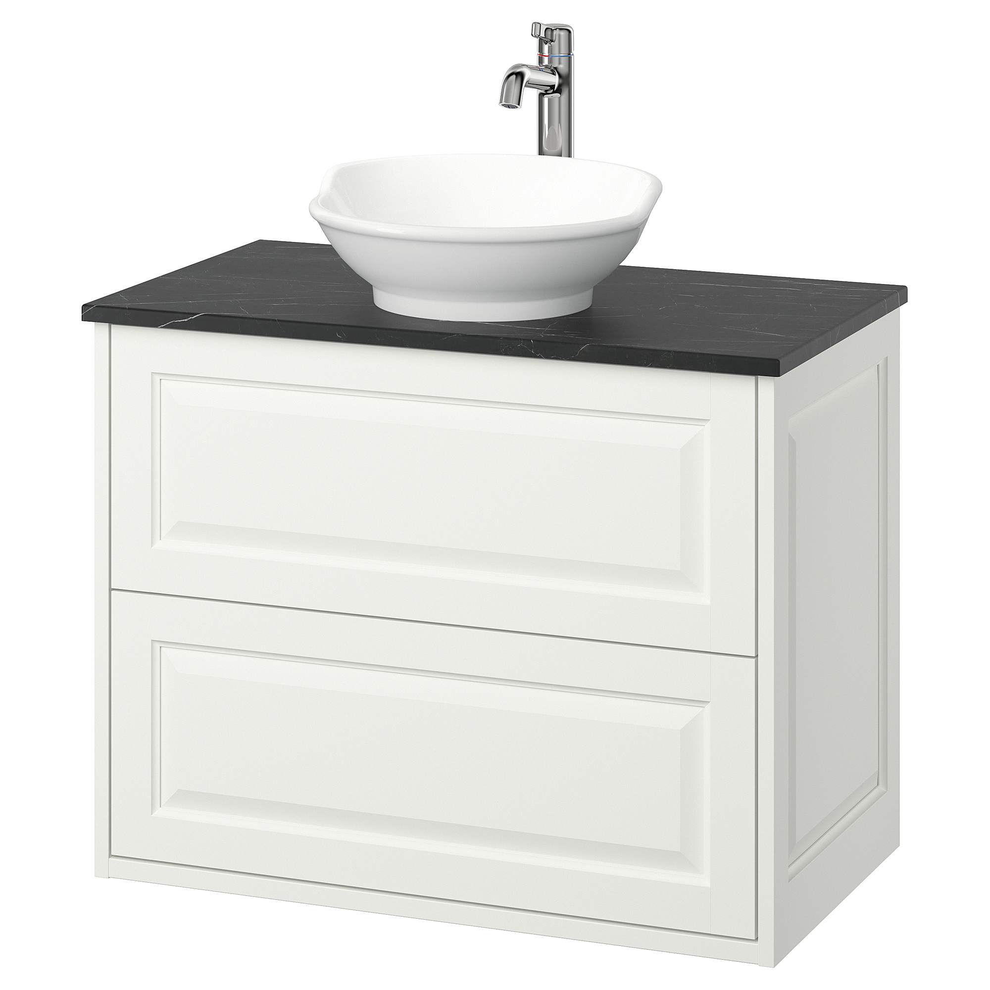 TÄNNFORSEN/VÄSTERSJÖN wash-stnd w drawers/wash-basin/tap