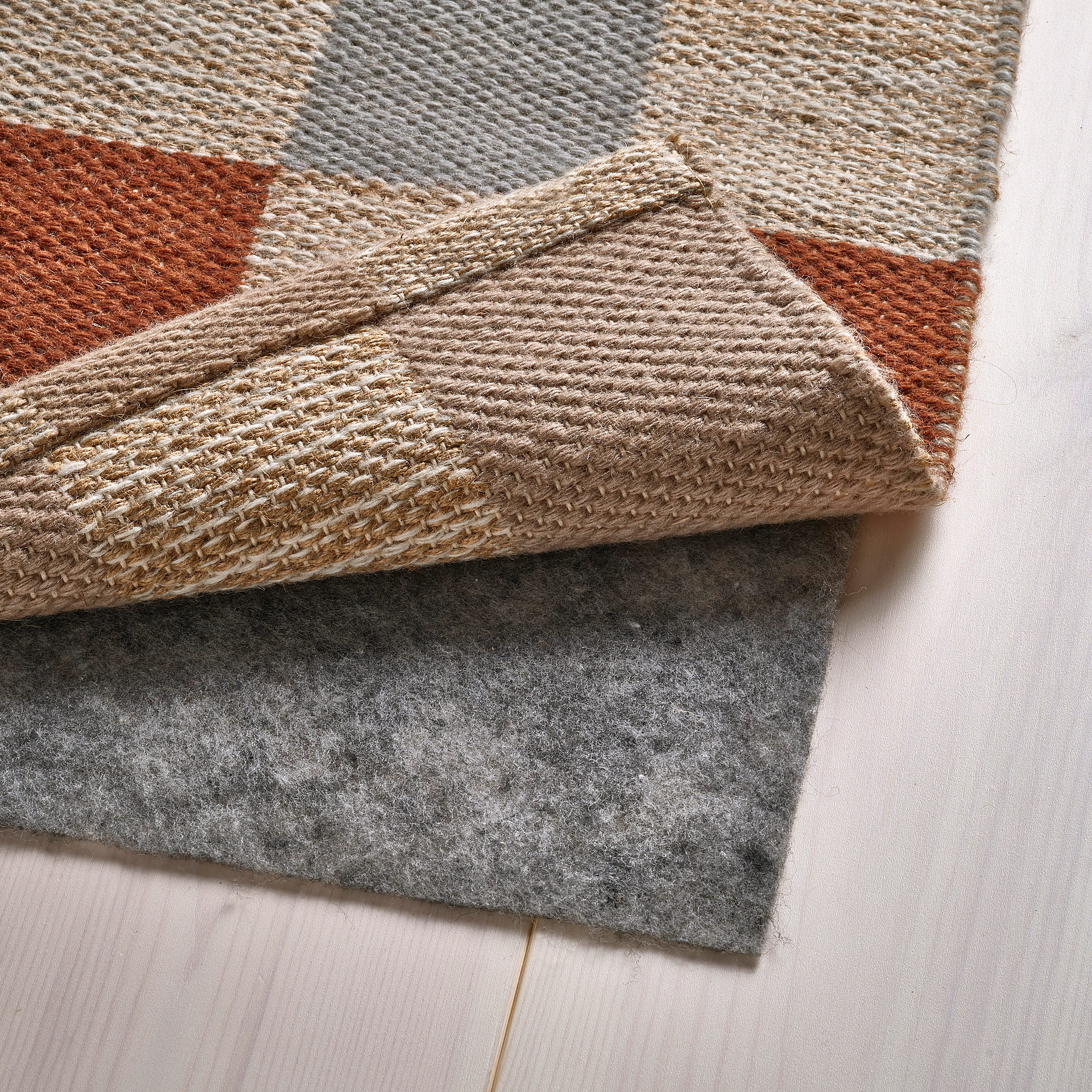 BLÅLJUS rug, flatwoven