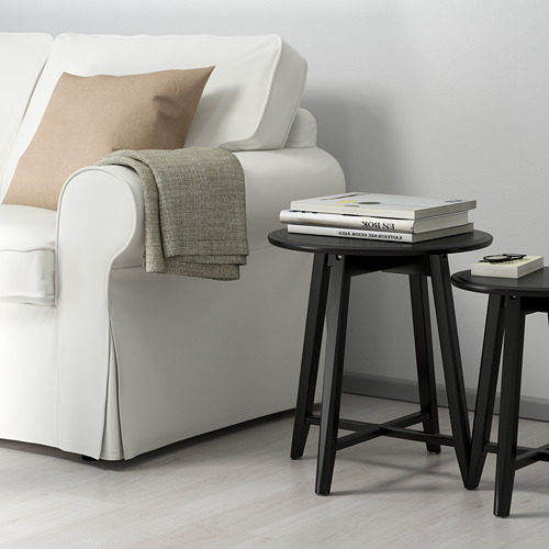 KRAGSTA - 子母桌 2件組, 黑色 | IKEA 線上購物 - PE603108_S4