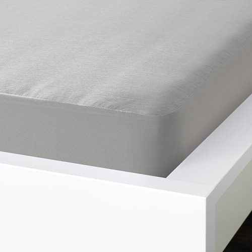 BRUDBORSTE - 雙人床包, 灰色 | IKEA 線上購物 - PE793331_S4
