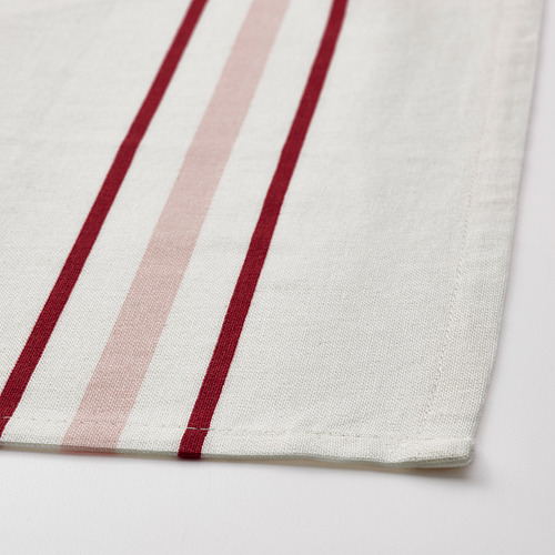ANLEDNING - 餐巾, 白色/紅色 | IKEA 線上購物 - PE838478_S4