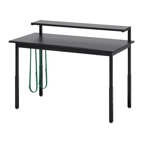 UTVISNING - 電競桌連層架, 黑色, 120x60 公分 | IKEA 線上購物 - PE947436_S4