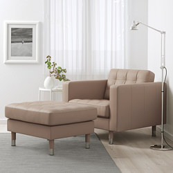 LANDSKRONA - footstool, Grann/Bomstad black/wood | IKEA Taiwan Online - PE514815_S3