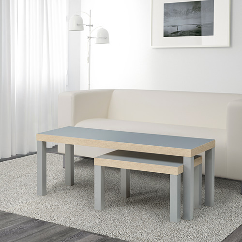 LACK - 子母桌 2件組, 灰色 | IKEA 線上購物 - PE627331_S4
