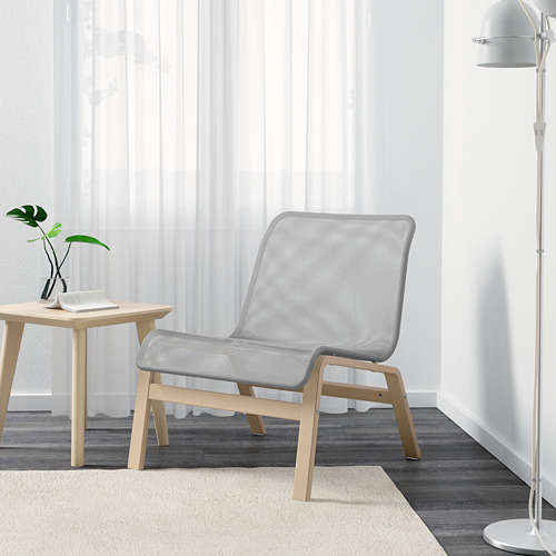 NOLMYRA - 休閒椅, 實木貼皮, 樺木/灰色 | IKEA 線上購物 - PE600883_S4