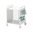 BRÄNNBOLL shelving unit on castors