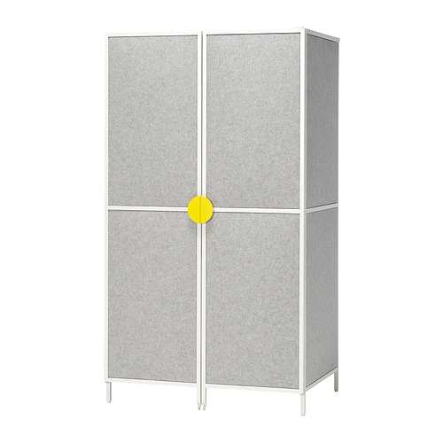 BRÄNNBOLL - 電競站, 淺灰色/白色, 100x72x180 公分 | IKEA 線上購物 - PE947455_S4