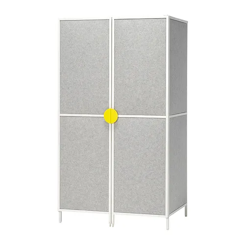 BRÄNNBOLL - 電競站, 淺灰色/白色, 100x72x180 公分 | IKEA 線上購物 - PE947455_S4