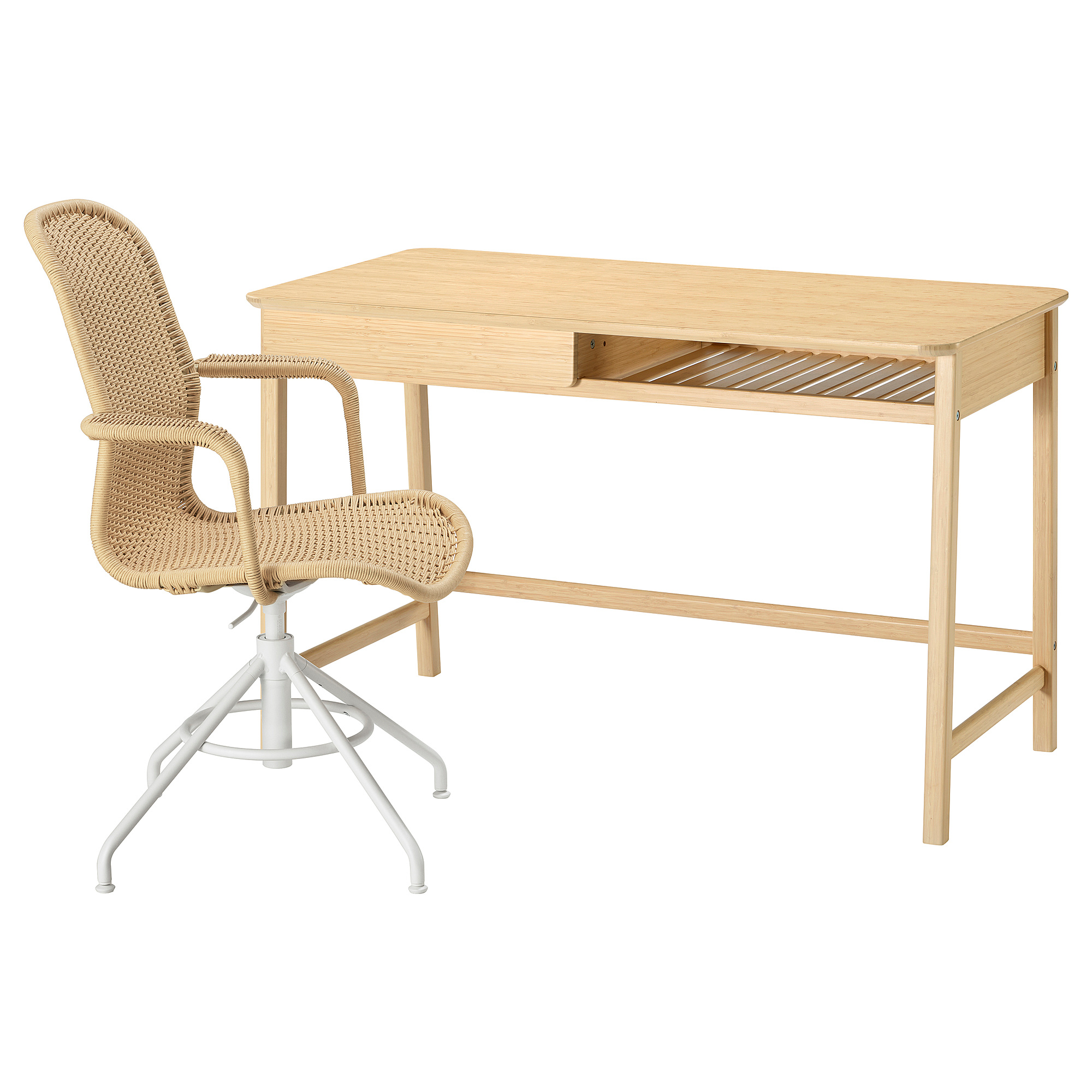 BETESHÄST/STIGBYGEL desk and chair