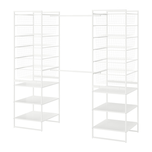 JONAXEL - wardrobe combination, white, 142-178x51x173 cm | IKEA Taiwan Online - PE740772_S4