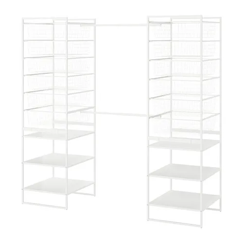 JONAXEL - 衣櫃/衣櫥組合, 白色, 142-178x51x173 公分 | IKEA 線上購物 - PE740772_S4