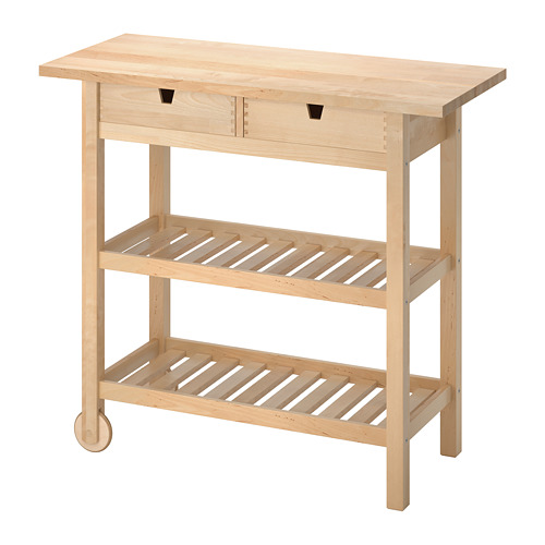 FÖRHÖJA - 廚房推車, 樺木, 100x43 公分 | IKEA 線上購物 - PE740780_S4