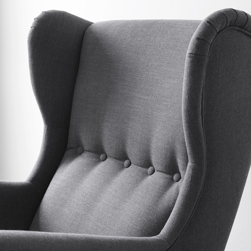STRANDMON - 扶手椅, Nordvalla 深灰色 | IKEA 線上購物 - PE583755_S4