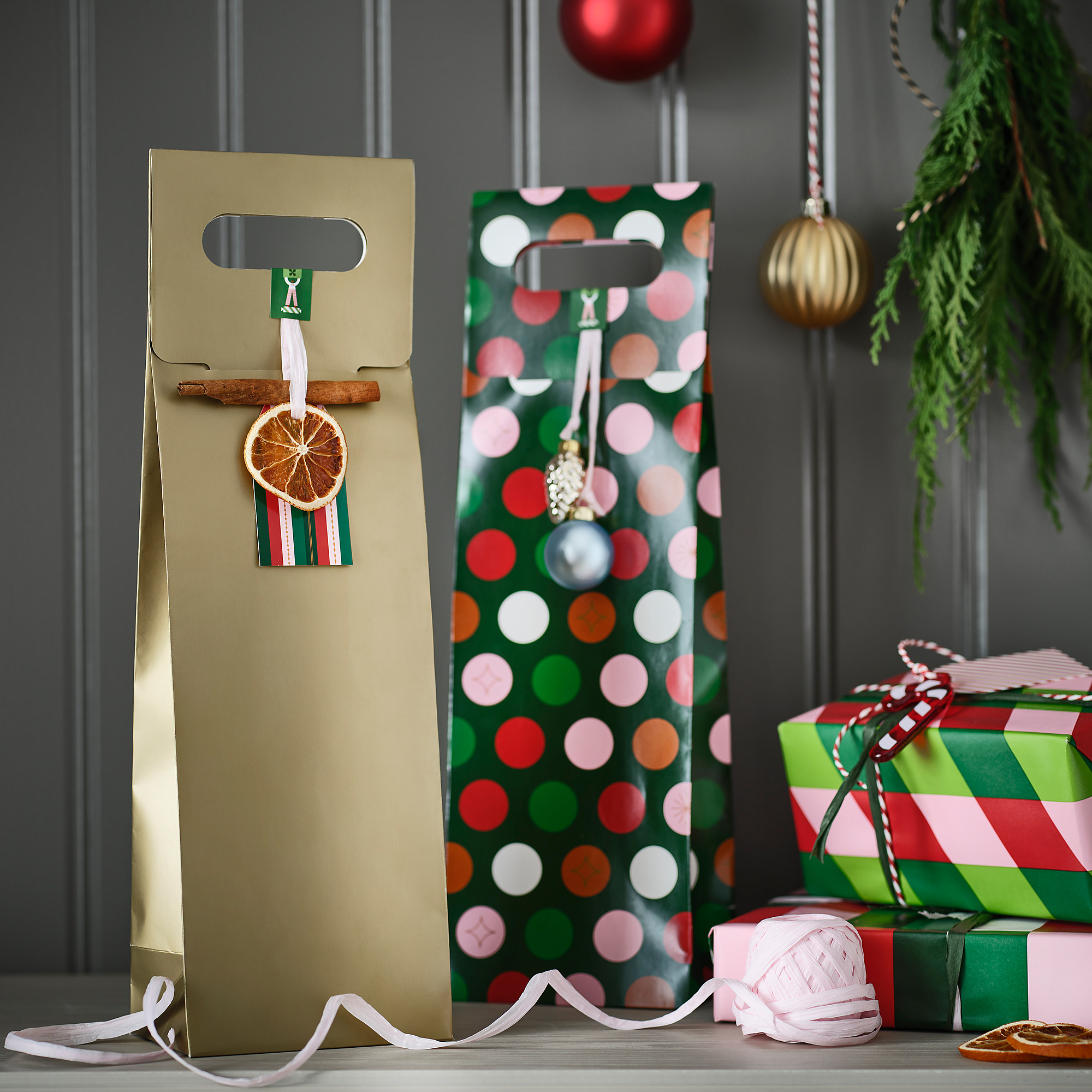 VINTERFINT gift bag for bottle