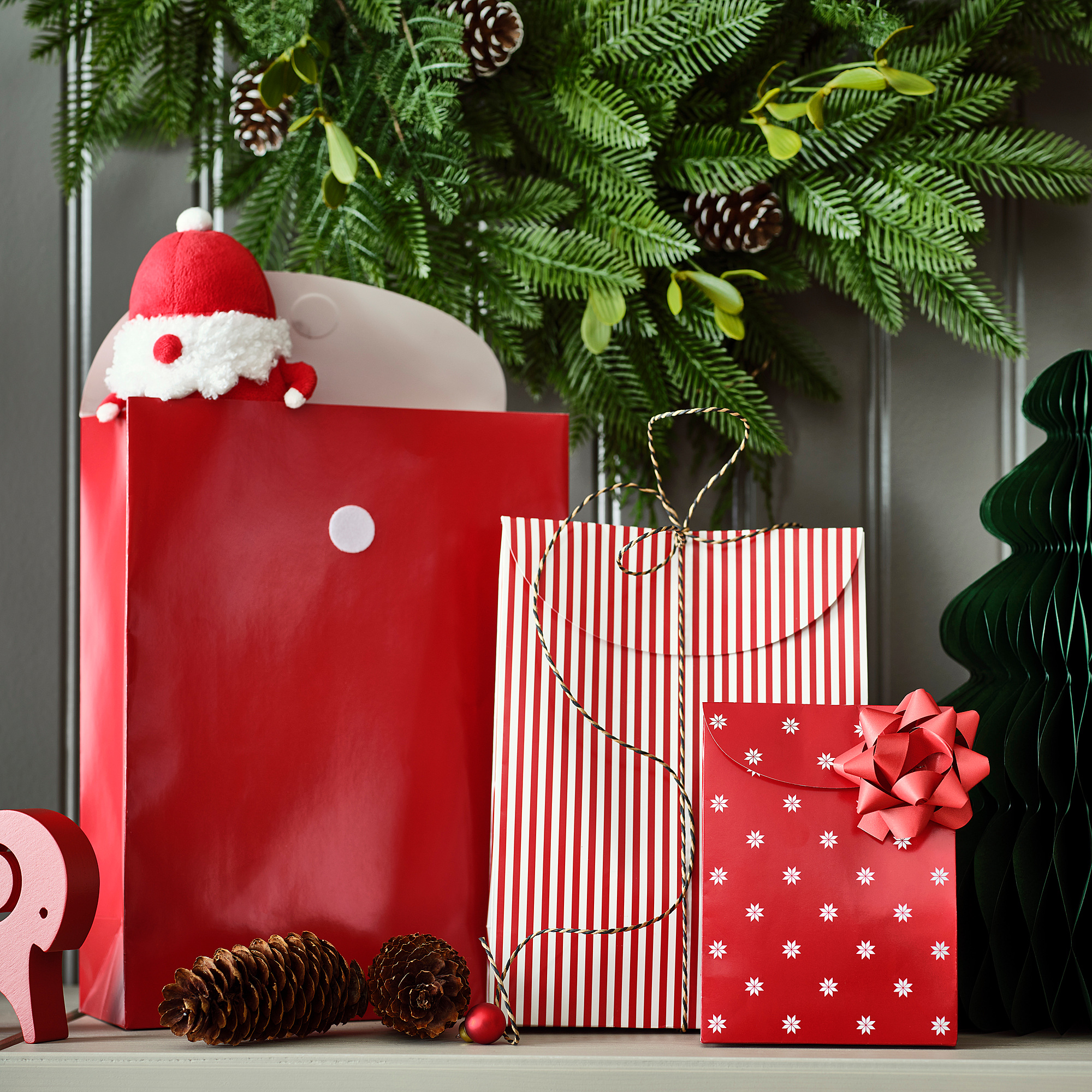 VINTERFINT gift bag, set of 3