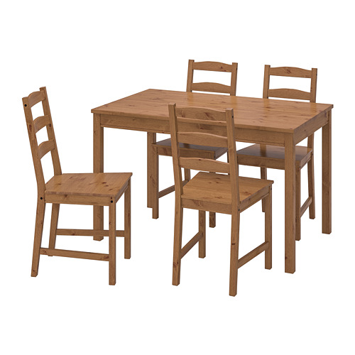 JOKKMOKK - 餐桌附4張餐椅, 仿古染色 | IKEA 線上購物 - PE740809_S4