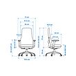 GRÖNFJÄLL office chair with armrests