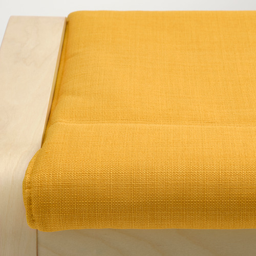 POÄNG - 椅凳, 實木貼皮, 樺木/Skiftebo 黃色 | IKEA 線上購物 - PE793519_S4