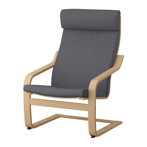 POÄNG - armchair cushion, Skiftebo dark grey | IKEA Taiwan Online - PE793532_S4