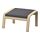 POÄNG - 椅凳, 實木貼皮, 樺木/Skiftebo 深灰色 | IKEA 線上購物 - PE793542_S1