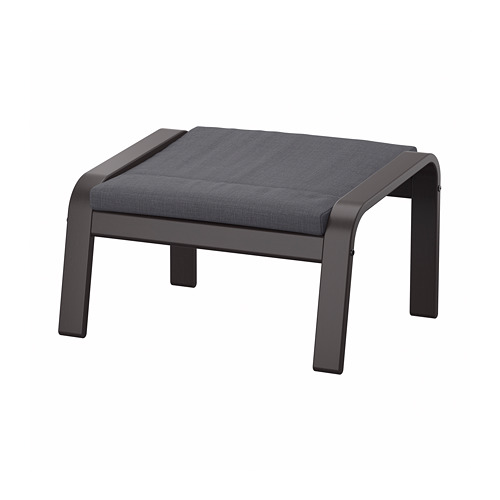 POÄNG - 椅凳, 黑棕色/Skiftebo 深灰色 | IKEA 線上購物 - PE793547_S4