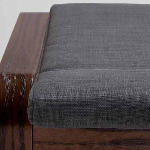 POÄNG - 椅凳, 棕色/Skiftebo 深灰色 | IKEA 線上購物 - PE793544_S4